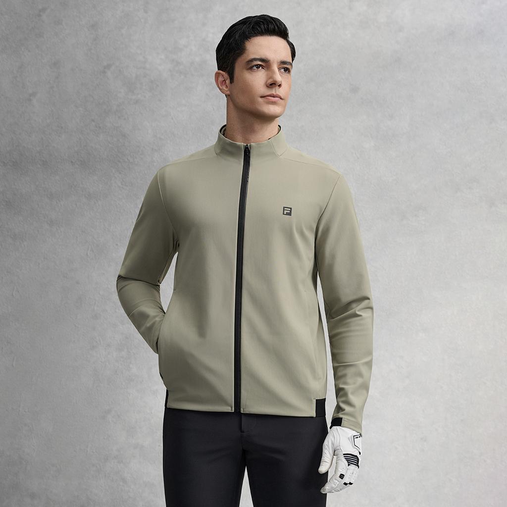 Fila Golf Jacket Men's Feather Gray Green A11M615501FGN