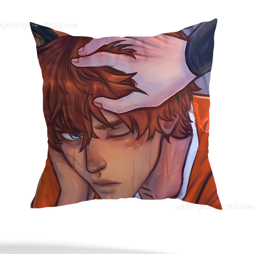T-The Foxhole Court Pillow Case Sofa Living Room Bedroom Headboard Backrest Cushion Square Cushion Nap Time