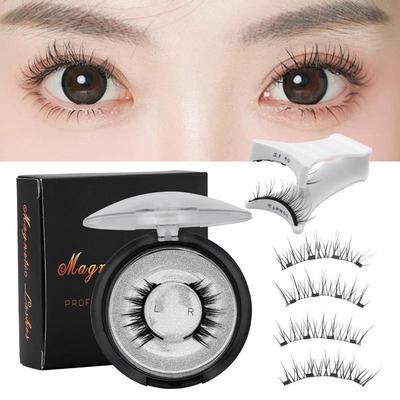 Little Devil Magnetic Sunflower Eyelashes - Glue-Free, Easy 3-Step Natural False Lashes