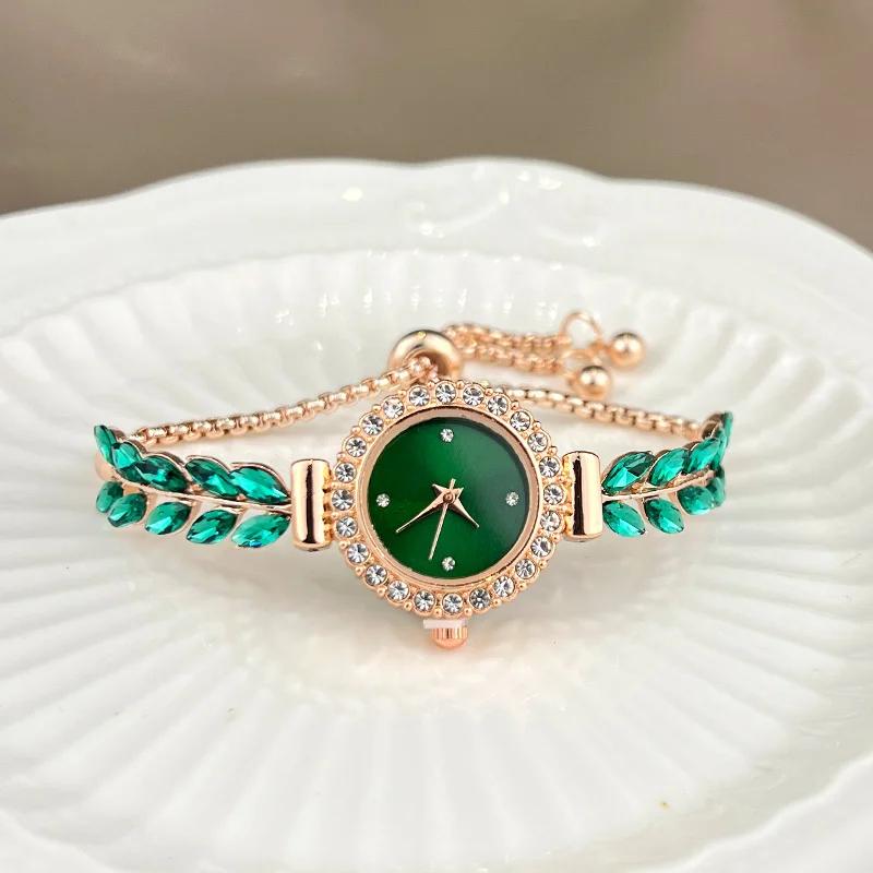 Women's Watch Simple Luxury Water Diamond Quartz Bracelet Watch