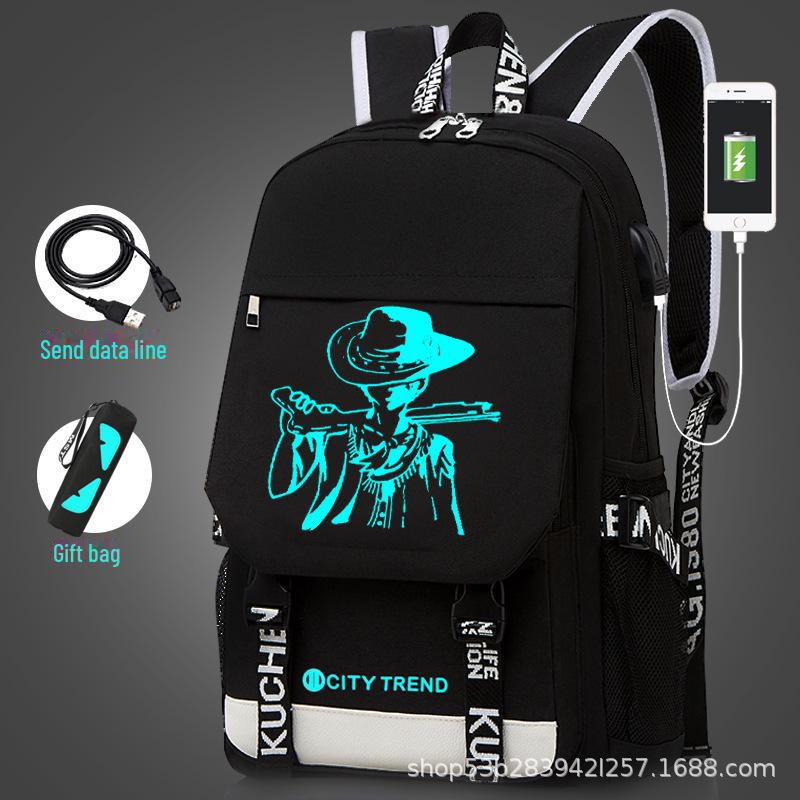 Men's Large Capacity Casual Backpack - Korean Style for High School and Junior High Students