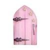 Miniature Fairy Garden Door Wooden Mini Garden Door Elf Door Figurines Wooden Sculpture Trees Garden Decoration Fairy Door