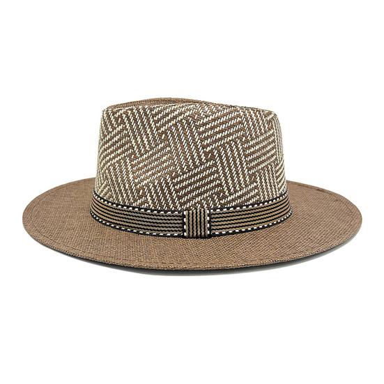 Yousheng Summer Jazz Hat, Lightweight Breathable Mesh Design Sun Protection Hat, Outdoor Travel Picnic Concert Hat