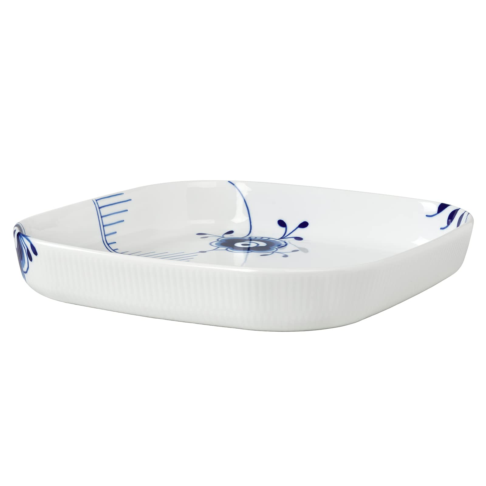 

[Officially Imported] Royal Copenhagen Blue Fluted Mega Ovenware Plate, Large, 30cm, Square, 1065430