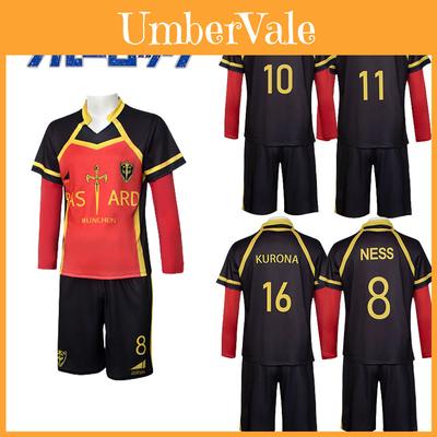 Bluelock 8 Number Sport Uniform Made Of Breathable Polyester For Cosplayers