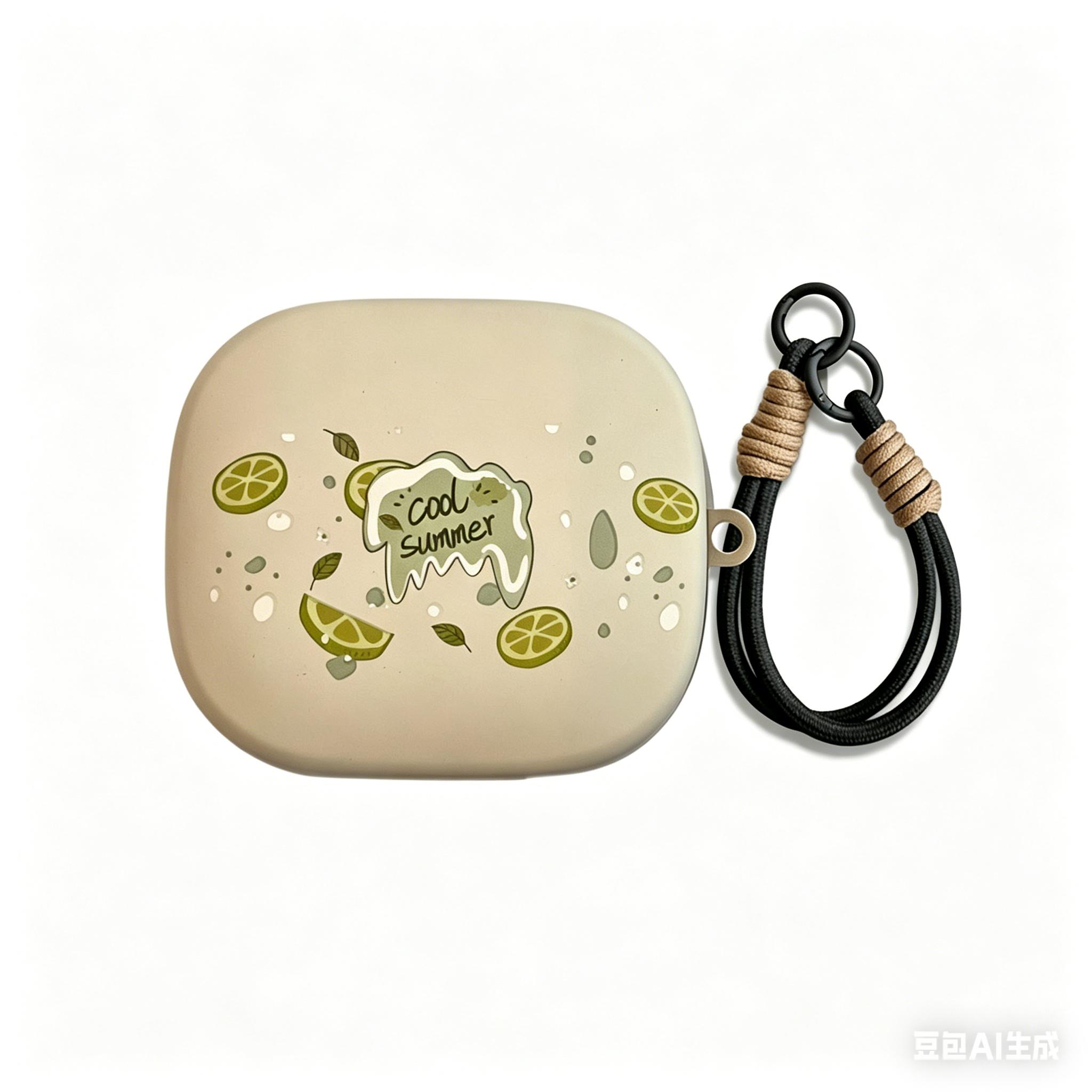 Schattige Cartoon Siliconen Hoesje Voor Shokz OpenFit Pro Oorhaak Koptelefoons - Schokbestendig Mat Beschermhoes Met Lanyard Shokz OpenFit Pro