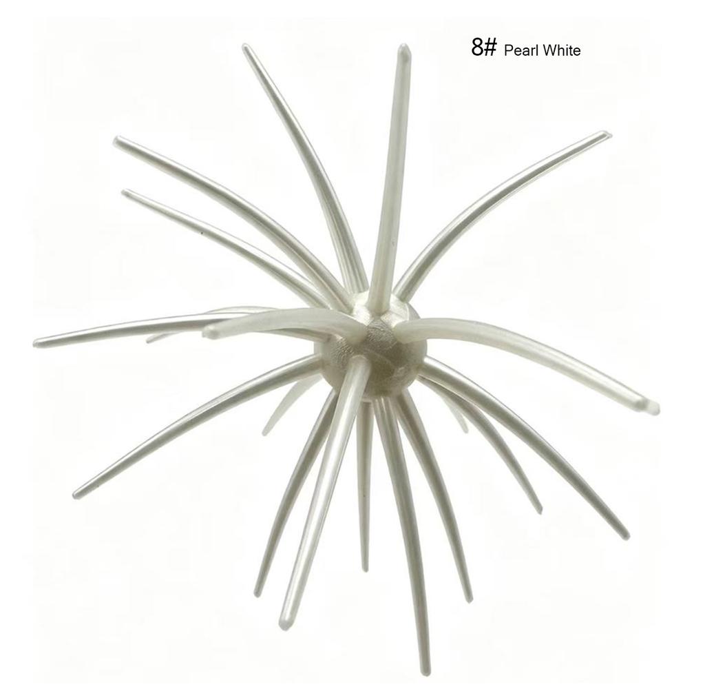 BUBBA Fishing Floating Sea Urchin19mm Bionic Soft Lure Artificial Soft Bait for Saltwater Fish River & Lake Use 90mm/110mm