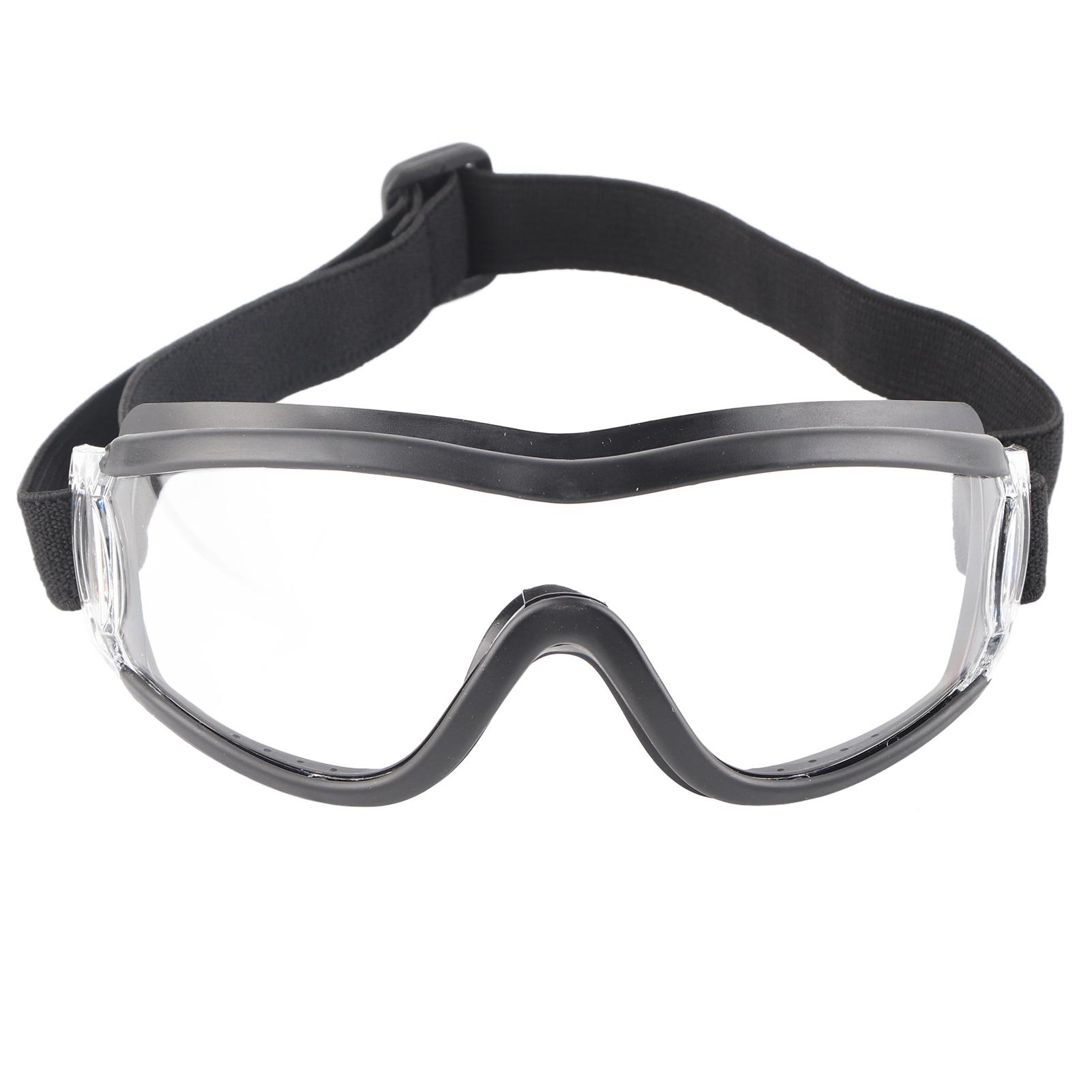 Children Safety Goggles AntiSpittle Kid Antifog Transparent Outdoor Protective Glasses чёрный