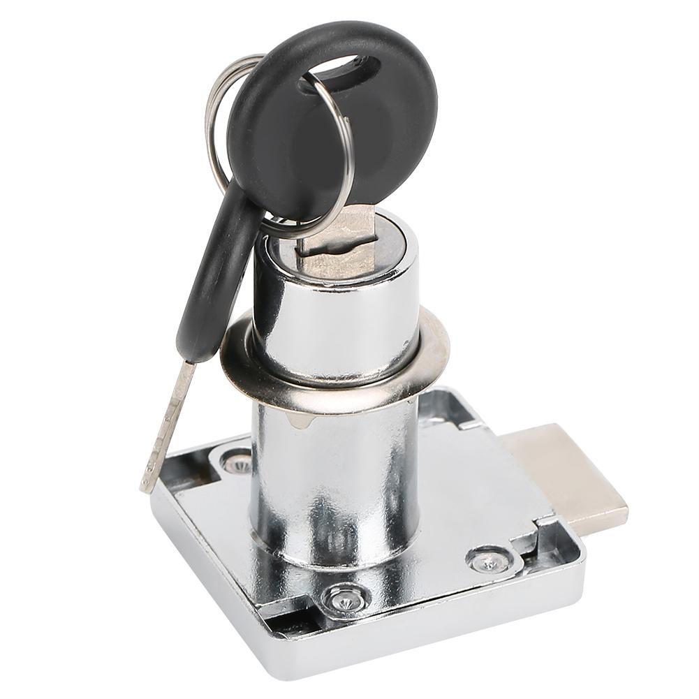3Pcs Set Desk Drawer Lock with Keys Office Cabinet Wardrobe Door Lock Hardware Accessory