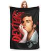 Dexter Morgan Blankets Velvet Air Conditioning Blood Never Lies Multifunction Ultra-Soft Throw Blanket Bedding Car Bedspread