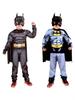 Kids' Black Batman Muscle Costume for Halloween Cosplay