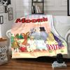 Moomin Temalı Baskılı Battaniye - Kanepe, Yatak, Seyahat ve Dış Mekan Kullanımı İçin Mükemmel | Makinede Yıkanabilir, Rahat ve Dayanıklı.