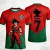 2026 Boys' Dragon Ball Goku Cosplay Sports T-Shirt – Breathable, Stylish, Retro 3D Short-Sleeve Tee (Men's/Unisex/Kids' Sizes)