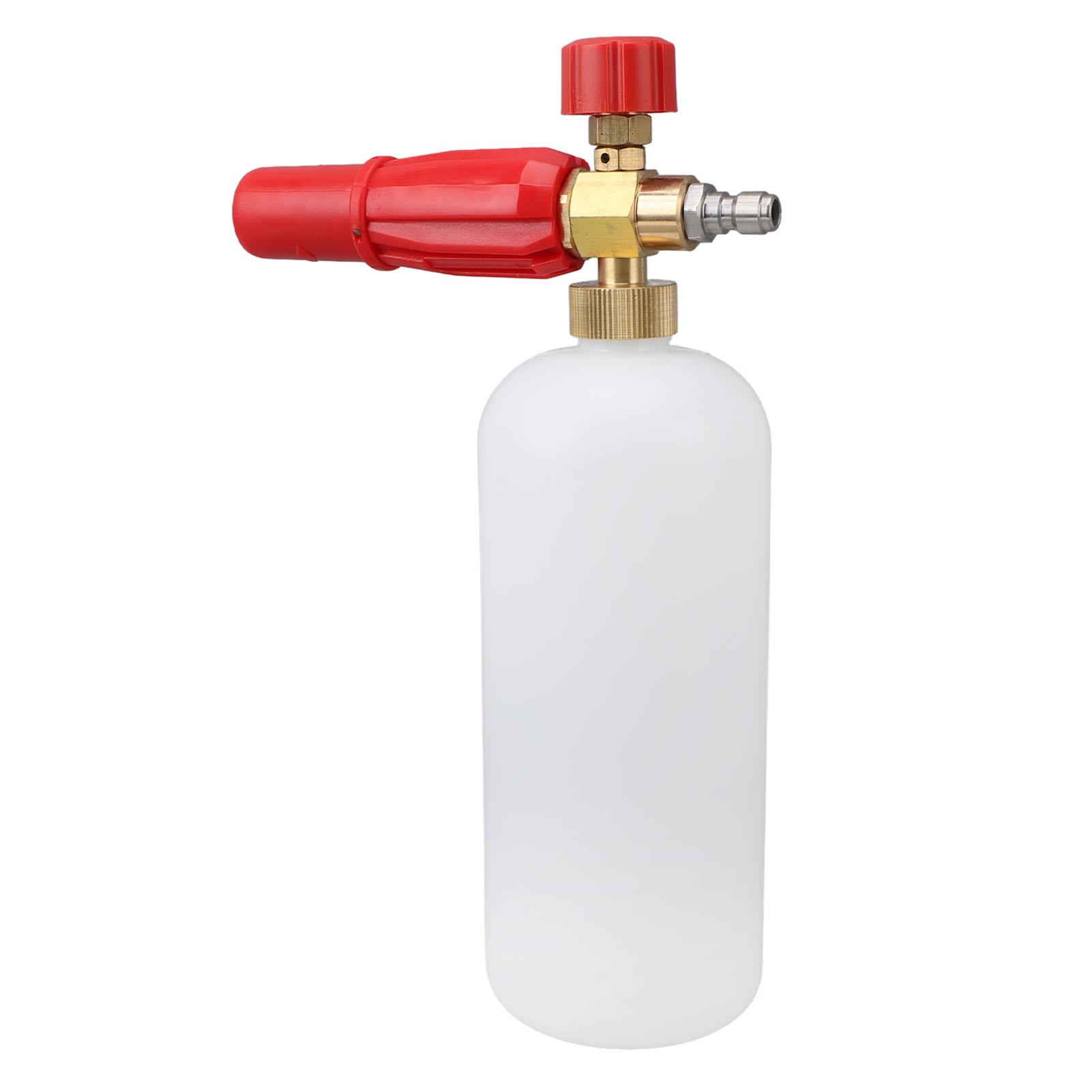 

Foam Cannon with 1 4in Quick Connector 1000ml Pressure Washer Foam Cannon for Cars Bicycles Motorcycles Floors Walls