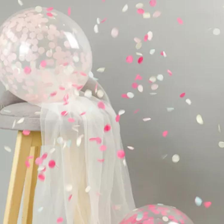 10g  1.5cmHeart-shaped Confetti Filler Colorful Sequin Balloon Fillers Decoration Wedding Toss Party Bride Bouquet Props