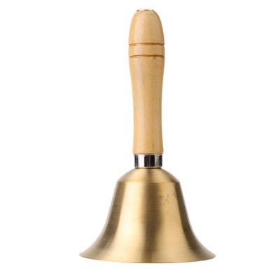 8CM Multifunktionale Handglocke Handglocke mit Holzgriff für Schulkinder Spielzeug