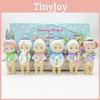 Charming Pvc Winter Angel Figure Blind Box With Six Unique Snowman Designs