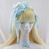 Elegant Anime Butterfly Bows Hair Accessory Costume Headpiece Hair Decoration With Lace For Cosplay And Daily Wear