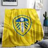 1PC Leeds United Patterned Flannel Blanket Suitable For All Seasons for Home Decor Warmth and Comfort Gifts Holiday Present
