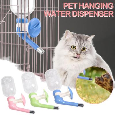 Garrafa Dispenser de Água para Cães Anti-Gotejamento-Dispenser de Água para Canil de Cães