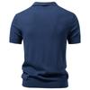 Men's Polo Shirt AIOPESON REGULAR FIT Luxury Solid Color Breathable Polo Old Money