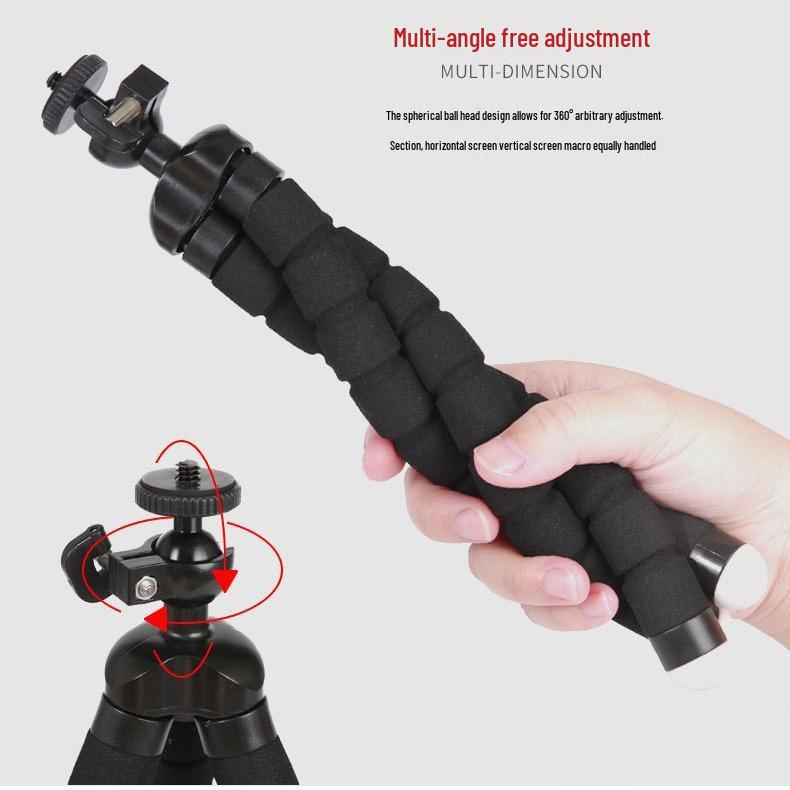 Leshetu Portable Wrap-around Octopus Tripod for Streaming ST27