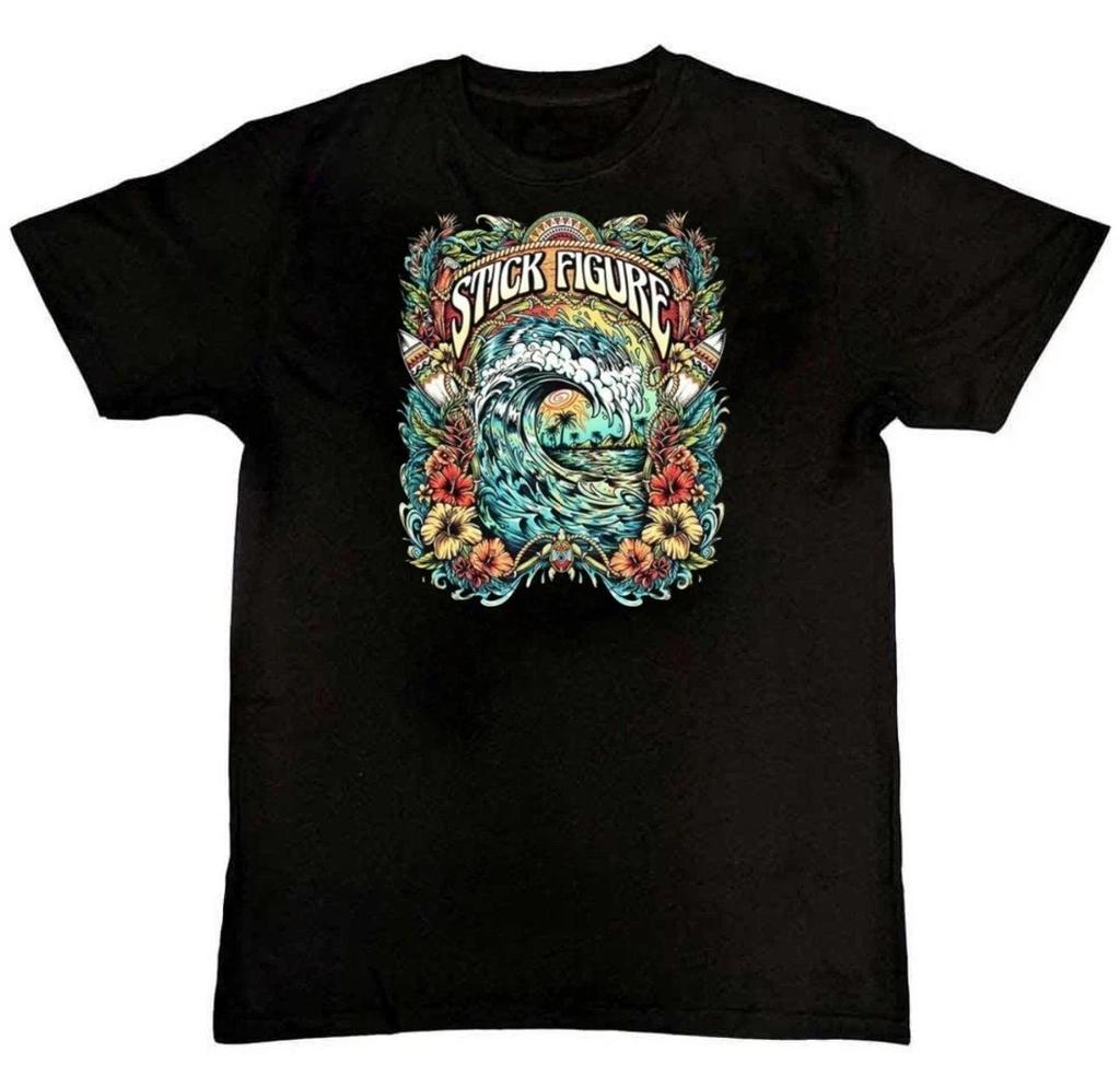 Vintage Stick Figure Concert Graphic Mens Unisex T-Shirt