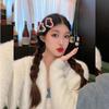 2024 Trendy Woolen Cloud Hairpins - Cute Side Clips for Girls