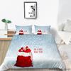 3D Digital Printed Bedding Set Christmas Themed Down Duvet Cover 2/3 Pieces AU/EU/DE/US/UK Full Size Quick Drying Fabric Bedding