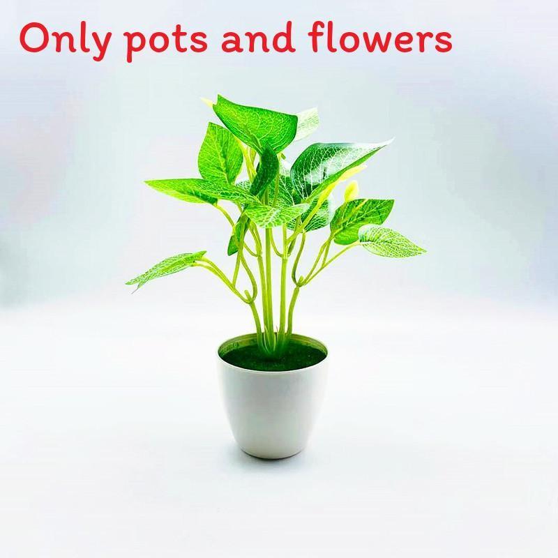 

Epipremnum Artificial Aureum Perilla Frutescens Potted Plant For Decor Indoor Net