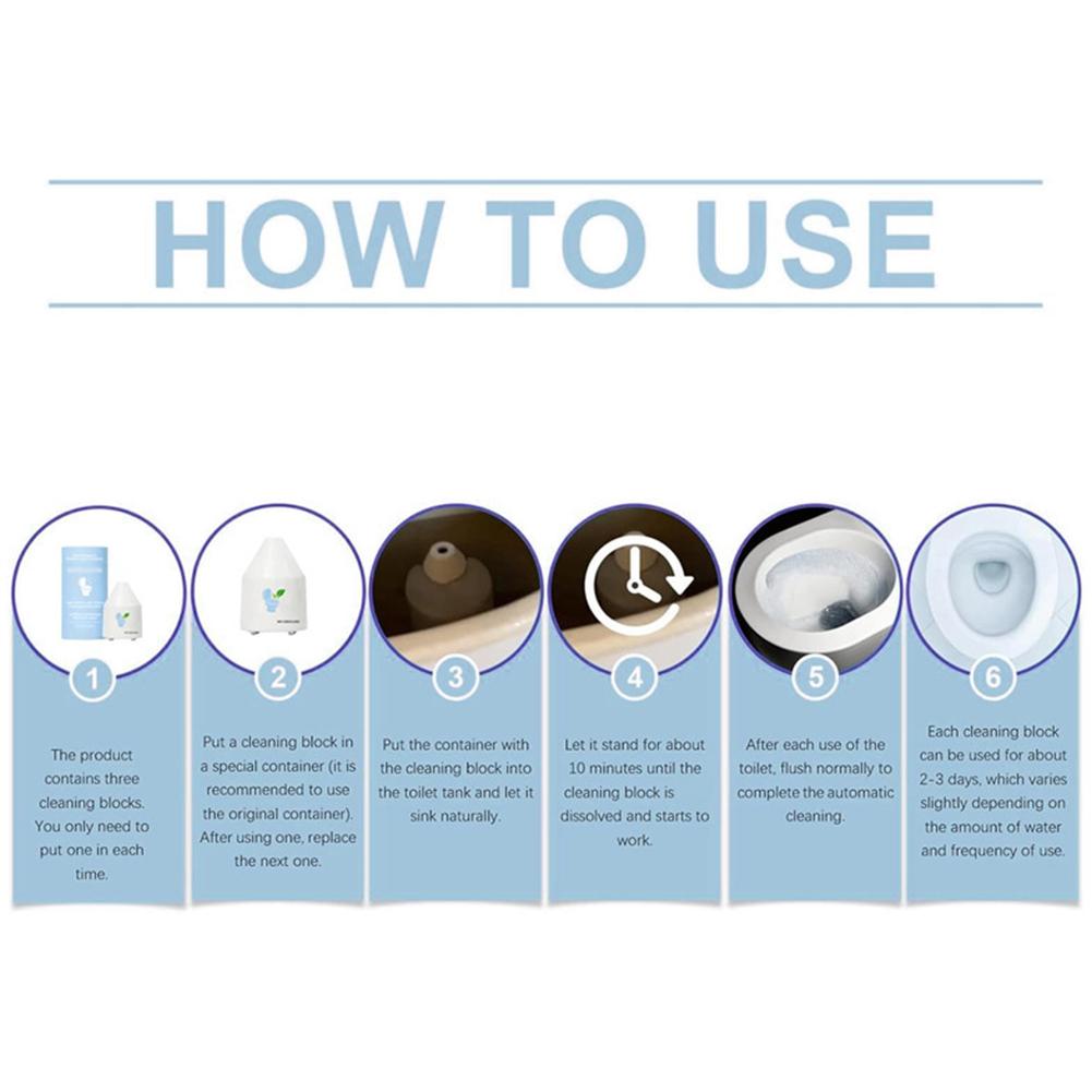 1/2PCS Toilet Cleaner 2026 Powerful Toilet Bowl Cleaner Bottle Automatic Toilets Bowl Cleaners Toilets Water Treatment