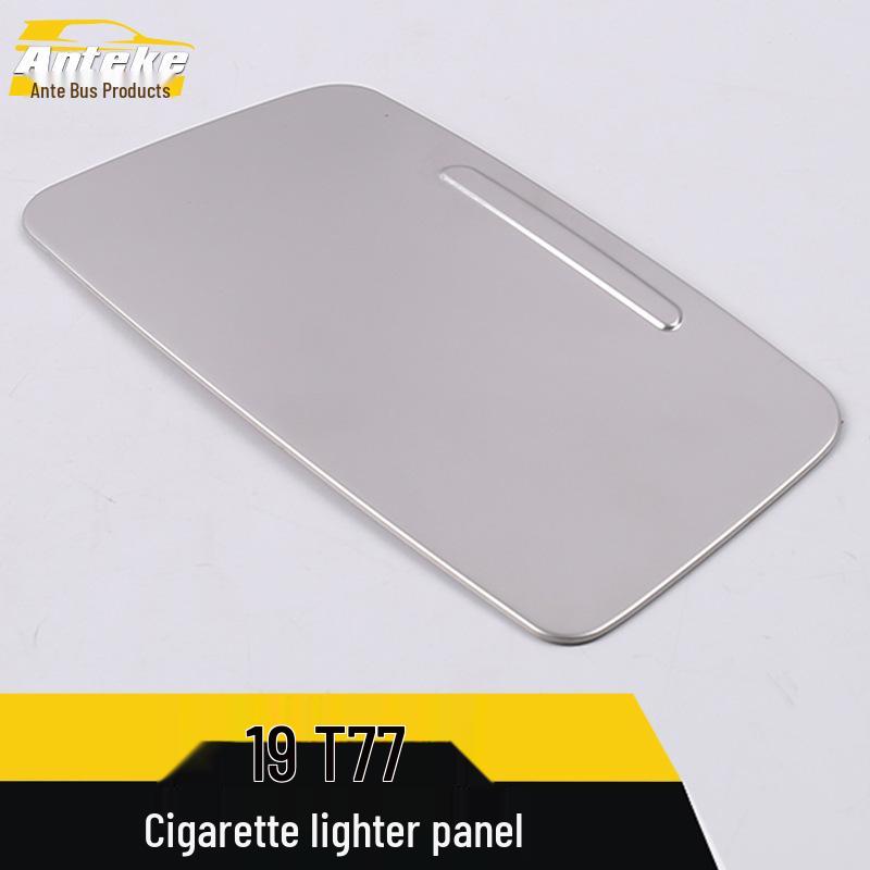 19 T77 Center Console Cigarette Lighter Panel and Ashtray Decorative Patch