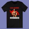 Featuring Iconic Patterns On the Chest In Black Red and White This Casual Street Wear Van Damme Kicker Logo Unisexs Unisex Tsh
