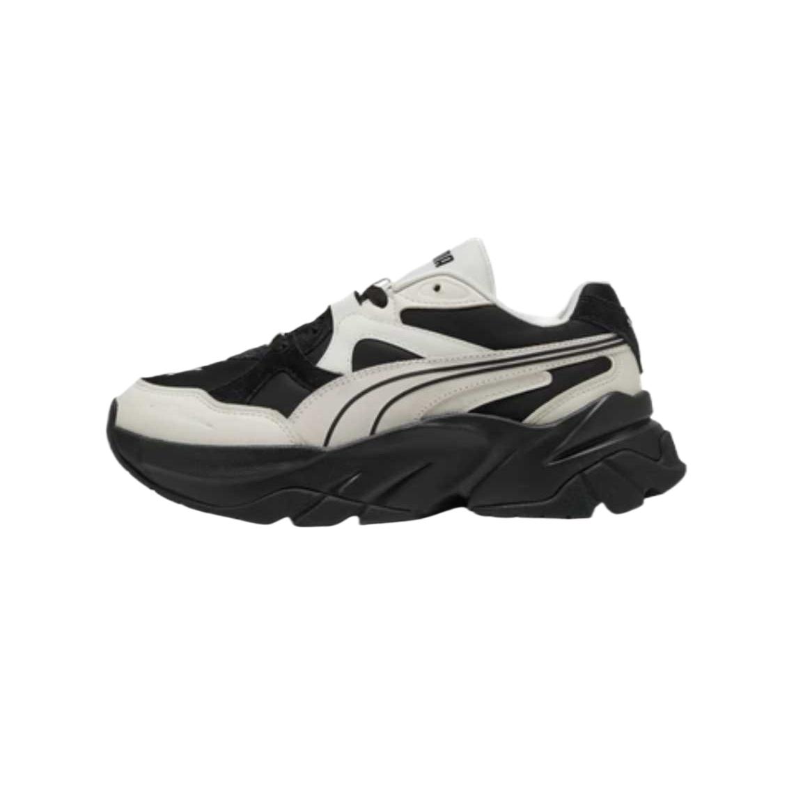 

Puma Модные Удобные Низкие Кроссовки Папы Женские кроссовки Серо-Серебристые Черные 401314-02 35.5