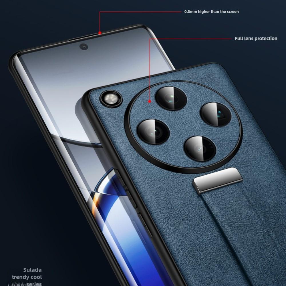 High-end Cowide Leather Mobile Phone Case for Oppo Find X9 Pro Findx8 Ultra X8s Plus X7 Wristband Holder Camera Protection Cover