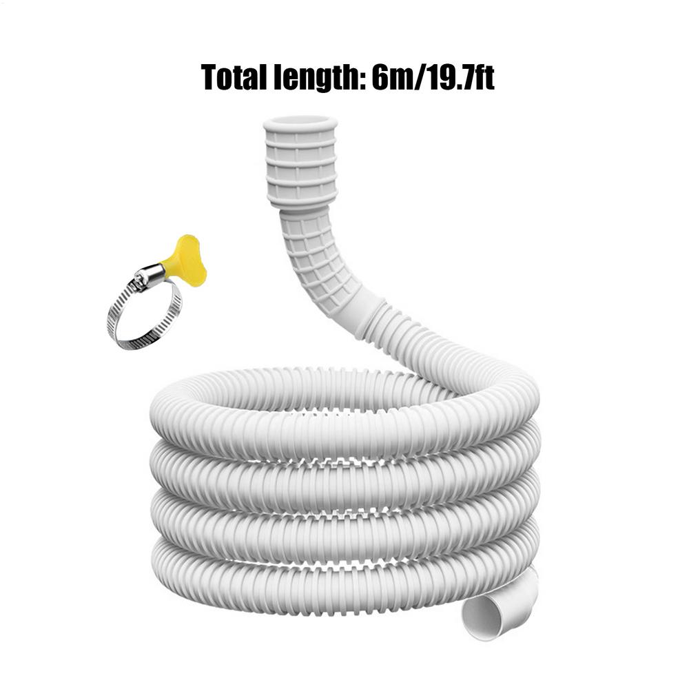 5/6M Waschmaschine Zulaufschlauch Luftentfeuchter Mobile Klimaanlage Ablaufschlauch AC Außengerät Wasserleckage Schlauch Kunststoffrohr