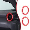 Red Aluminum Side Air Vent Trim Rings For Toyota Land Cruiser Prado LC250 24+
