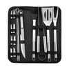 Outdoor Portable 18-Piece BBQ Tool Set with Oxford Cloth Bag