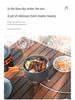 Windproof Portable Camping Stove: Outdoor Self-Driving BBQ Cookware for Picnics and Wild Camping