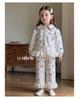 Girls' Winter Pajama Set - Fleece-Lined, Lace, Comfortable, Sweet Home Wear, 2025 New Style