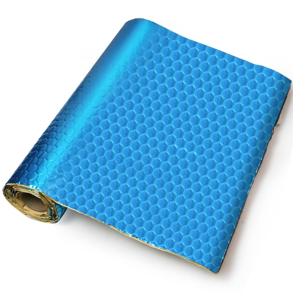 Seiyishi Car Sound Deadening Sound Absorbing 2mm 46cm Sound Cuttable with Easy Car Accessories Sheet, Sheet, Vibration-Dampening Sheet, Aluminum,