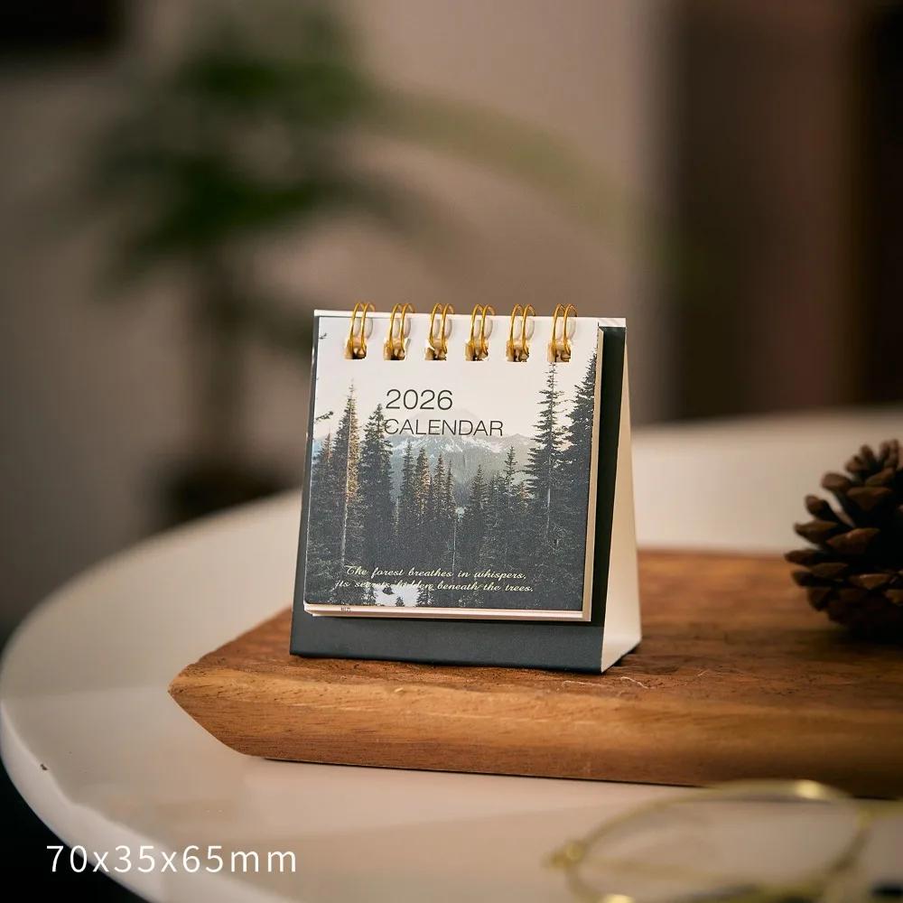 

2026 To Do List Desk Calendar Home Decoration Simple Mini Calendar Creative Thick Paper Schedule Planner Desktop Decorations