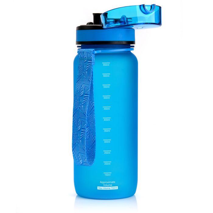 Gourde de sport METEOR - 650 ml - filtre amovible - antidérapant - Bleu
