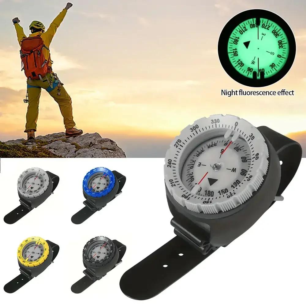 Digitale Unterwasser 50m Tauchkompass Professioneller Wasserdichter Navigator Digitale Tauchmaske Leuchtendes Ausbalanciertes Uhr für Schwimmen