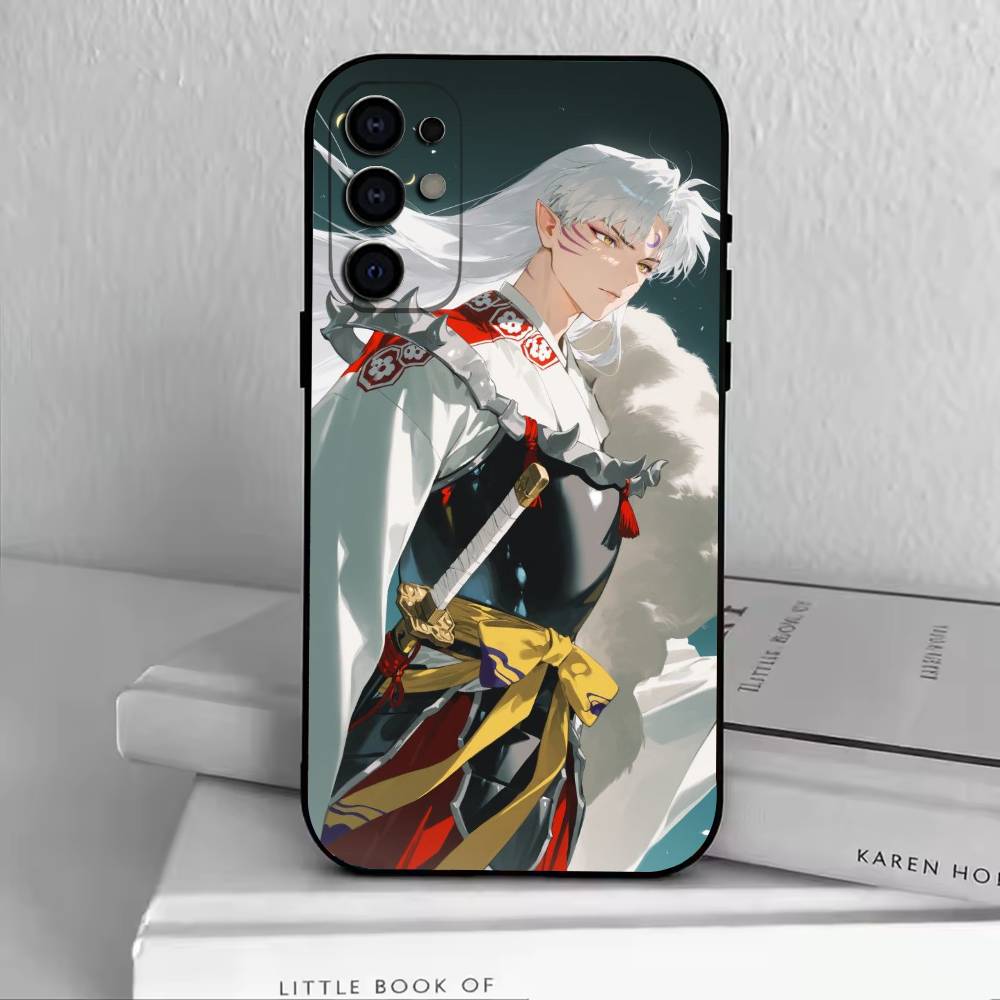S-Sesshomaru Inuyasha Anime  Phone Case For Samsung S25,S24,S21,S22,S23,S30,Ultra,S20,Plus,Fe,Lite,Note,10,Black Cover