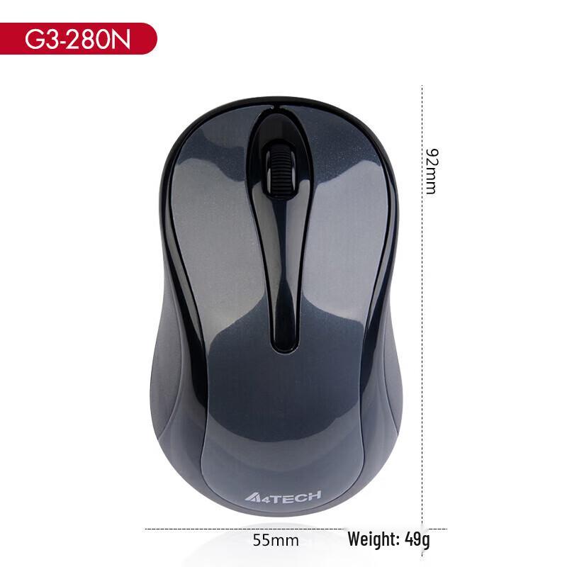 

A4TECH G3-280N Wireless Optical Mini Mouse 2.4G
