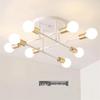 Nordic Iron Chandelier: Creative Small Ceiling Lamp for Living Room, Bedroom, or Restaurant
