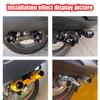 HUANGCJCJ For PCX125 PCX150 PCX160 Accessories Front Fork Wheel Drop Prevention Muffler Pipe Frame