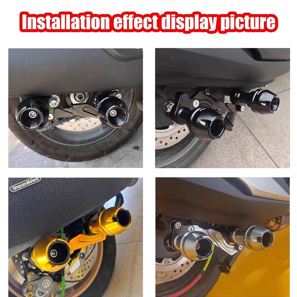 HUANGCJCJ For PCX125 PCX150 PCX160 Accessories Front Fork Wheel Drop Prevention Muffler Pipe Frame