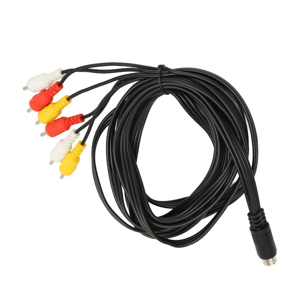 9 Pin Composite Video Cable Stable Sound Audio Adapter Cable  Monitor Display